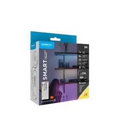 Fita LED com comando Modee 12W IP20 com sensor 2700K+RGB (280 lm) 3M