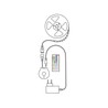 Tira LED con mando a distancia Modee 12W IP20 con sensor 2700K+RGB (280 lm) 3M