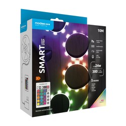Ταινία LED με τηλεχειριστήριο Modee 24W IP20 RGB 10M