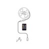Taśma LED z pilotem Modee 7W IP20 RGB + USB (80 lm) 2M