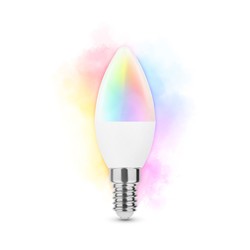 Ampoule LED flamme connectée Tuya Wi-Fi Modee C38 4,9W E14 180° RGB (470 lm)