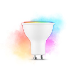 Spot LED GU10 connecté Tuya Wi-Fi Modee 4,7W 110° RGB (400 lm)