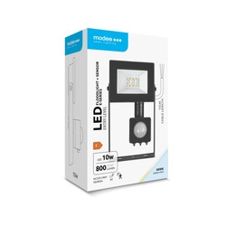 Προβολέας LED Modee σειρά E με αισθητήρα 10W 120° 6000K (800 lm)