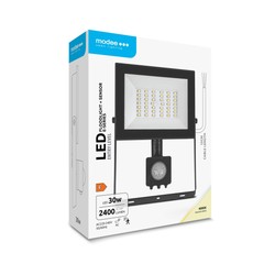 LED floodlight Modee series E with sensor 30W 120° 4000K (2400 lm)