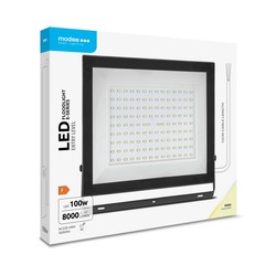 Projetor LED Modee série E Slim 100W 120° 4000K (8000 lm)