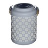 Солнечный садовый светодиодный светильник Modee LT005W (H26x17x17cm) белый цвет