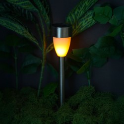 LED-Solar-Gartenleuchte mit Flammeneffekt Modee GS035 (36cm)