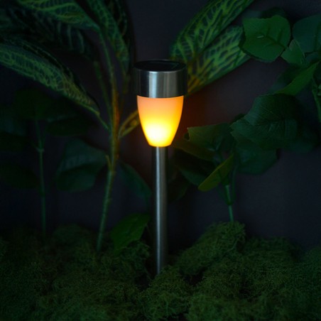 Lampe solaire LED de jardin effet flamme Modee GS035 (36cm)