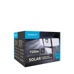 Projetor solar LED Modee WS138 com sensor (750 lm)
