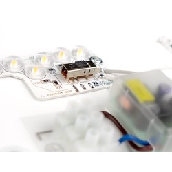 Потолочный светодиодный светильник с переключателем Modee 18W 3CCT D310x55mm SW1 (1900 lm)