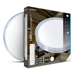 Plafoniera LED Modee A-G102 2x48W 3CCT D510x75mm + telecomando (9120 lm) colore bianco