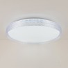 Plafonnier LED Modee A-G102 2x48W 3CCT D510x75mm + télécommande (9120 lm) coloris blanc