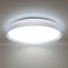 Plafonnier LED Modee A-G102 2x48W 3CCT D510x75mm + télécommande (9120 lm) coloris blanc