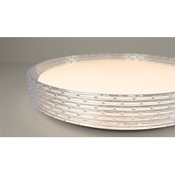 Plafoniera LED Modee A-G102 2x48W 3CCT D510x75mm + telecomando (9120 lm) colore bianco