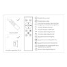 Φωτιστικό οροφής LED Modee A-G102 2x48W 3CCT D510x75mm + τηλεχειριστήριο (9120 lm) λευκό χρώμα