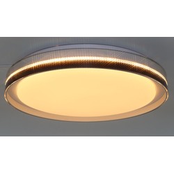 Plafon LED Modee A-H102 2x48W 3CCT D510x75mm + comando (9120 lm)
