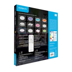 Plafón LED Modee CLB1BK 26+6W 3CCT+RGB D320mm + mando a distancia (2600 lm)