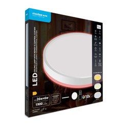 Plafoniera LED Modee CLB1WH 26+6W 3CCT+RGB D320mm + telecomando (2600 lm)