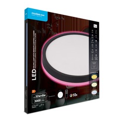 LED ceiling light Modee CLB2BK 32+8W 3CCT+RGB D400mm + remote control (3200 lm)