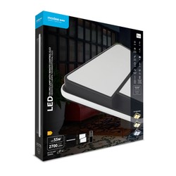 Plafonnier LED Modee CLC2 55W 3CCT 510x510x60mm + télécommande (2700 lm)