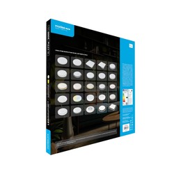 Plafonnier LED Modee TS022-BR rond 22W 4000K D420x28mm (3000 lm)