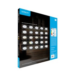 Потолочный светодиодный светильник Modee TS030-BR круглый 30W 4000K D480x28mm (3500 lm)