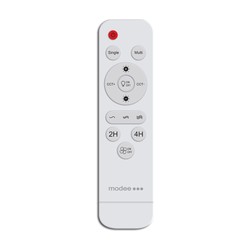 Plafoniera LED con ventilatore Modee 24W RGB + 3CCT D450mm con telecomando F1 (2100 lm)