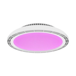 Φωτιστικό οροφής LED με ανεμιστήρα Modee 24W RGB + 3CCT D450mm με τηλεχειριστήριο F1 (2100 lm)