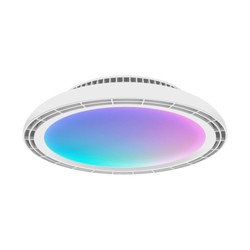 Plafon LED z wentylatorem Modee 24W RGB + 3CCT D450mm z pilotem F1 (2100 lm)