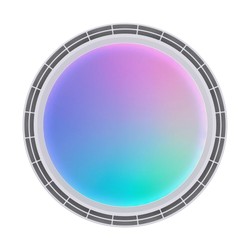 Потолочный светодиодный светильник с вентилятором Modee 24W RGB + 3CCT D450mm с пультом F1 (2100 lm)