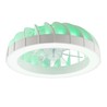 Plafonnier LED avec ventilateur Modee 30W RGB + 3CCT D540mm avec télécommande F2 (4200 lm)