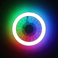 LED ceiling light with fan Modee 30W RGB + 3CCT D540mm with remote control F2 (4200 lm)