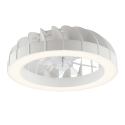Plafonnier LED avec ventilateur Modee 30W RGB + 3CCT D540mm avec télécommande F2 (4200 lm)