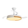 Plafonnier LED avec ventilateur Modee 33W 3CCT avec télécommande F3 (4600 lm)
