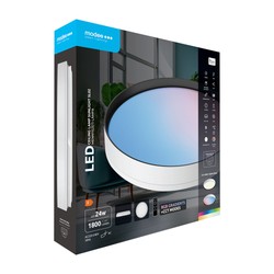 LED-plafond Sunlight Modee SL02 24W 4000K+RGBIC D380x76mm (1800 lm)