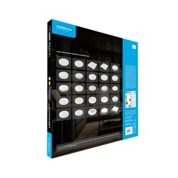 LED-plafondlamp Modee TS022-BS vierkant 22W 4000K 420x420x28mm (3000 lm)