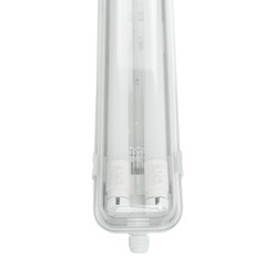 Στεγανό φωτιστικό κενό για σωλήνες LED Modee 2xT8 1200mm (1289x63x62mm) σειρά A2