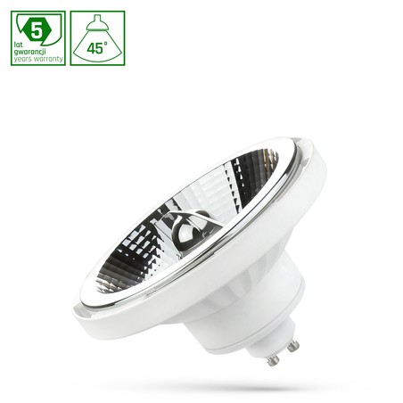 Foco LED AR111 12 W 4000 K GU10 45°, branco