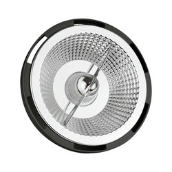 Σποτ LED AR111 12 W 3000 K GU10 45°, μαύρο
