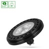 Foco LED AR111 20 W 2700 K GU10 30°, negro – foto 2