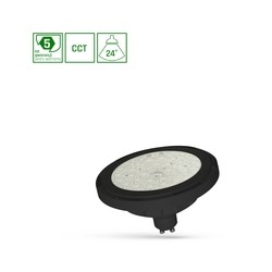 AR111 LED spotlight 8.5 W GU10 24° IP20, CCT (adjustable colour temperature), black