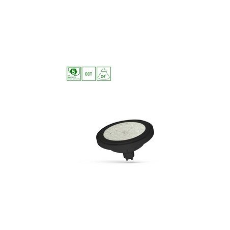Светодиодная лампа AR111 8,5 W GU10 24° IP20, CCT (регулируемая цветовая температура), чёрный