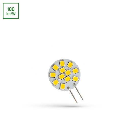 Lâmpada LED cápsula 1,2 W 12 V 3000 K G4