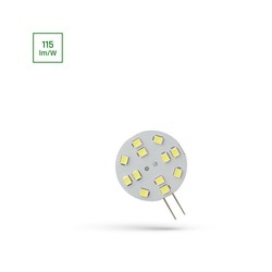 LED capsule bulb 2 W 12 V 6000 K G4 – WOJ+13783