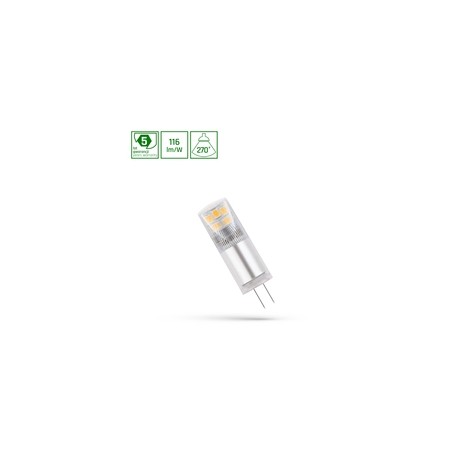 LED capsule bulb 2 W 12 V 6000 K G4 – WOJ+14432