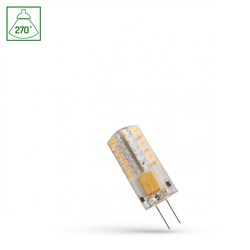 LED capsule bulb 2 W 12 V 3000 K G4 – WOJ+13842