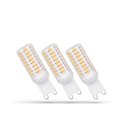 LED capsule bulb 4.9 W 4000 K G9, pack of 3, dimmable – photo 2