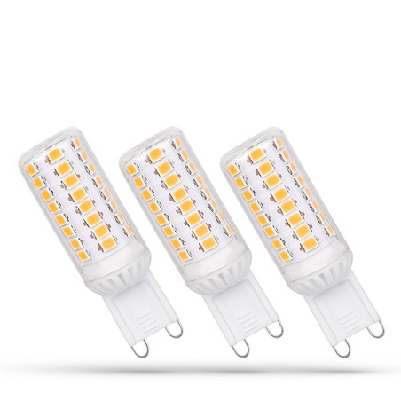 Capsule LED 4,9 W 3000 K G9 lot de 3 dimmable