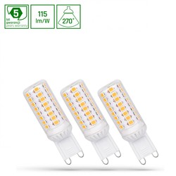LED-steeklampje 4 W 6000 K G9, 3-pack, dimbaar – foto 2