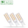 Bombilla LED cápsula 4 W 6000 K G9, pack de 3, regulable – foto 2